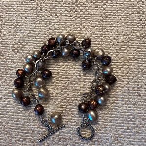 Silver & Pearl Bracelet